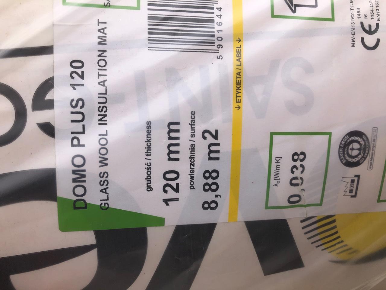 Isolierung, Dämmwolle Isover 2