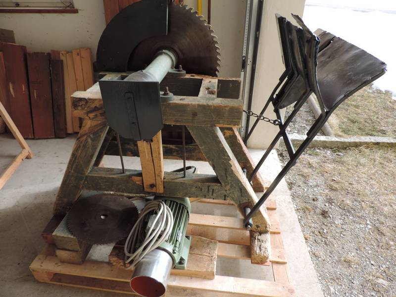 Wipp-Tischkreissäge mit E-Motor 4 kW 2