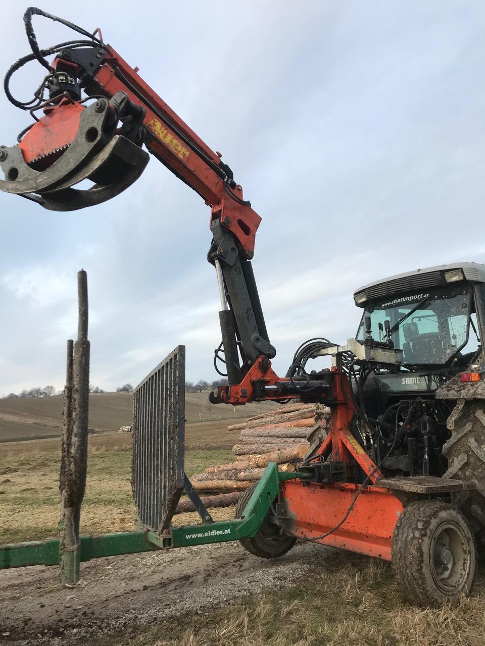 Auer Timberlift mit Rückeanhänger 2