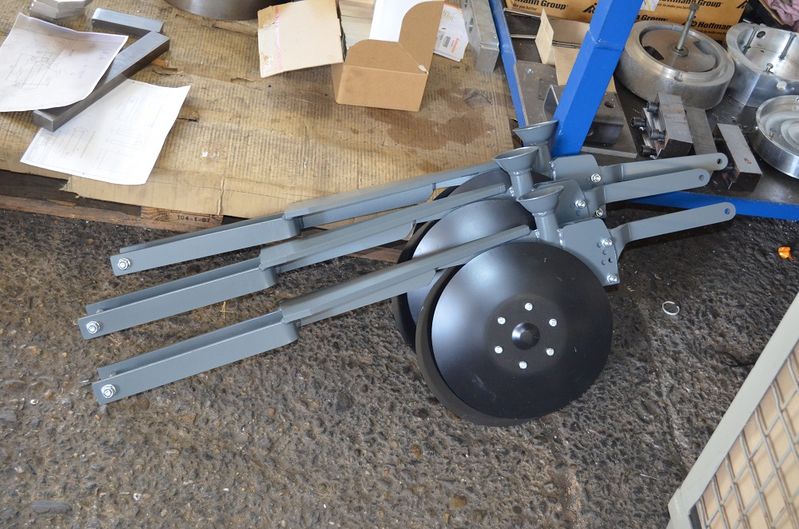 Sätechnik: Doppelscheibenschare Nirosta / Bleche Druckrolle gebraucht ...