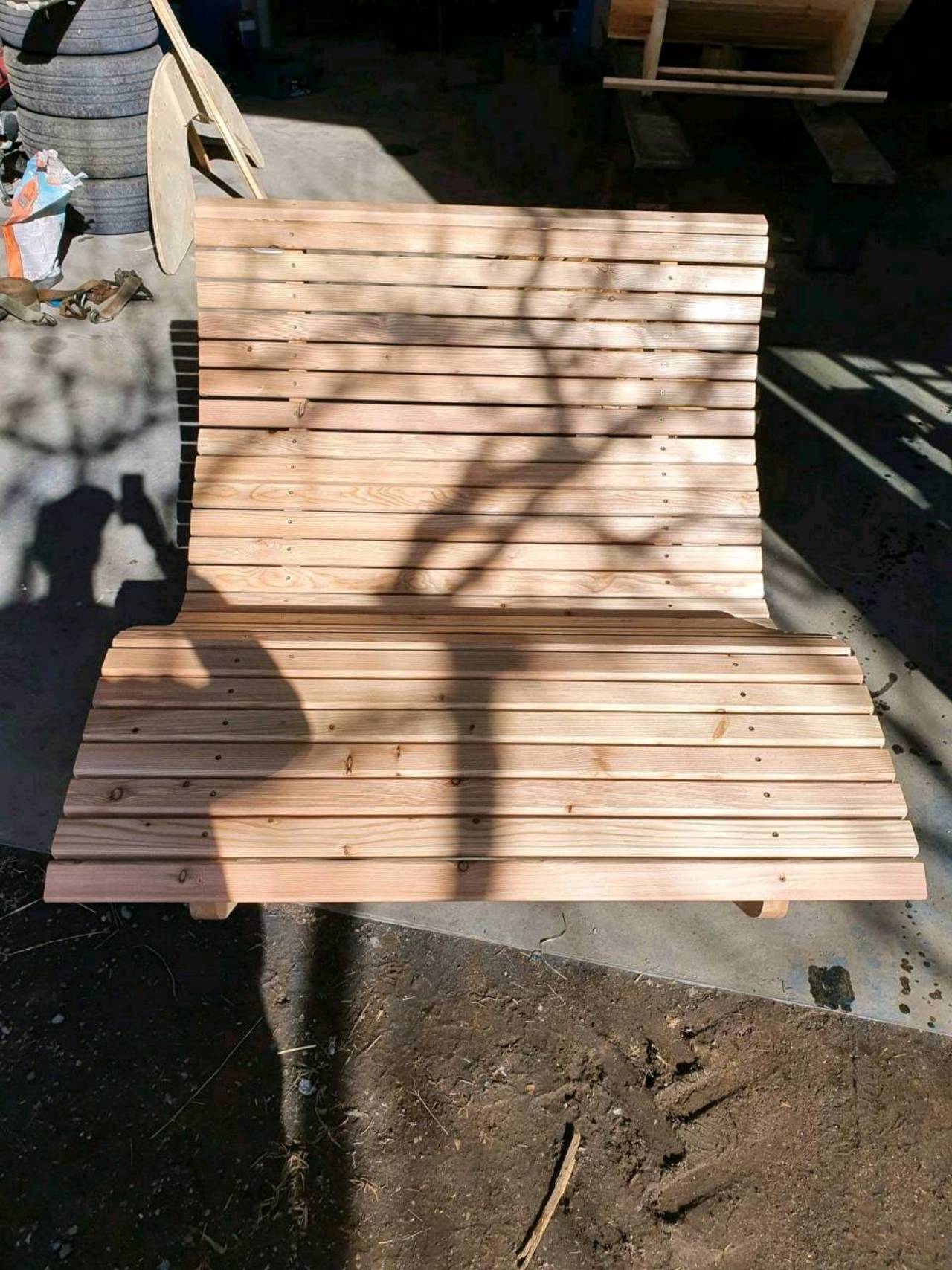 Sonstige Haus und Garten Holzliege aus Lärchenholz kaufen