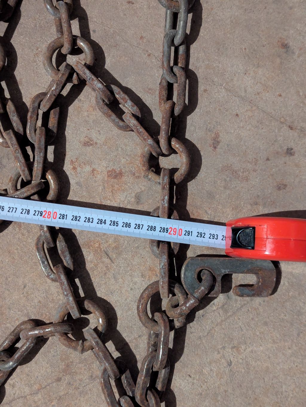 Schneeketten Paar Traktor 3