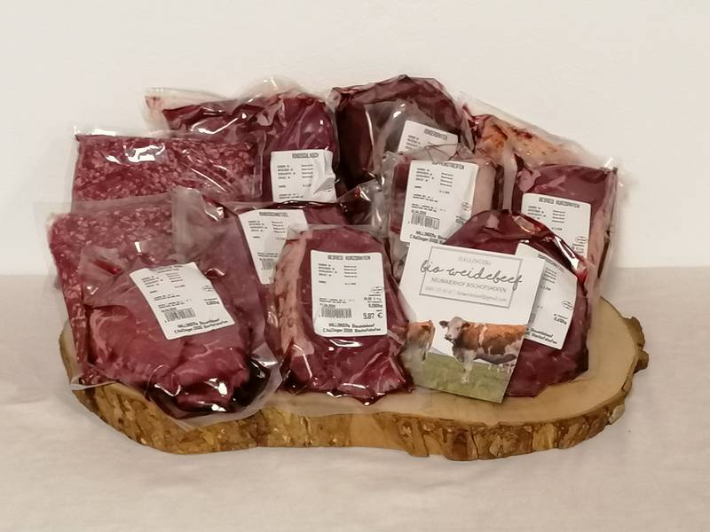 Rindfleisch: Rindfleisch Mischpaket 6 kg Bioweidebeef 10-14 Tage dry ...