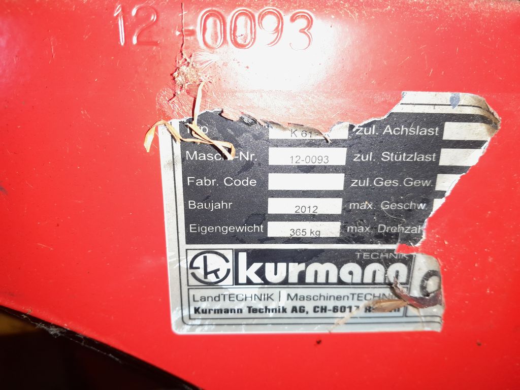 Mähaufbereiter, Knicker Kurmann 2