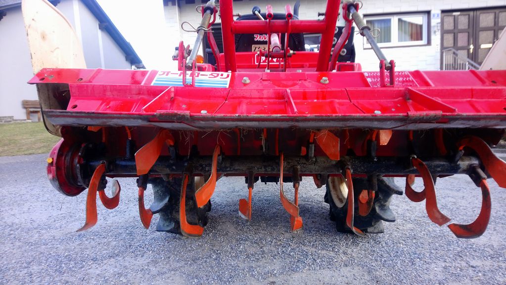 Sonstige Traktoren: Yanmar Kleintraktor mit Fräse und Hecklade