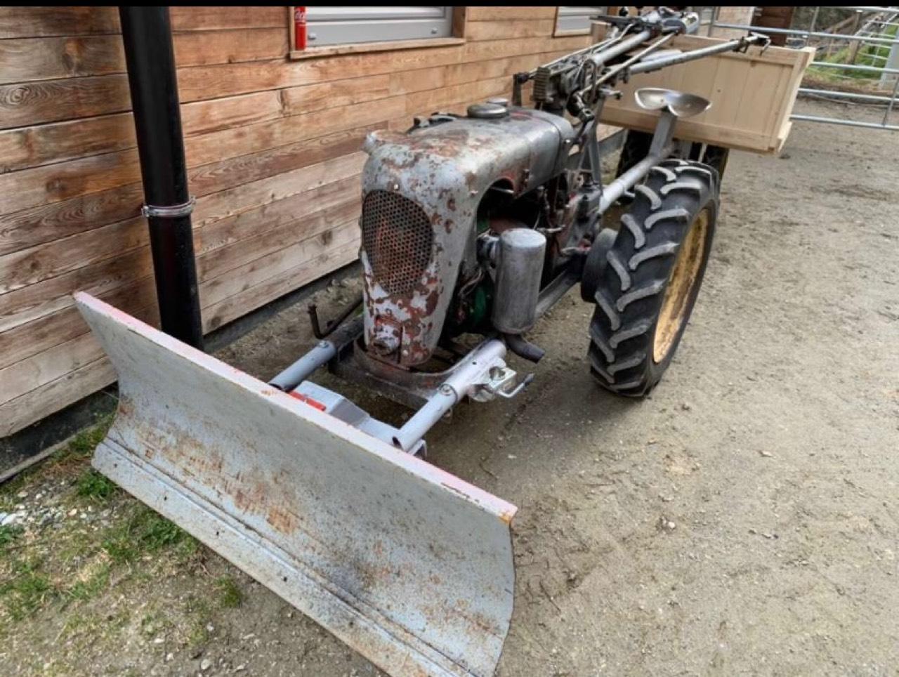 Oldtimer Einachsschlepper Bungartz L5 Schneepflug gebraucht kaufen