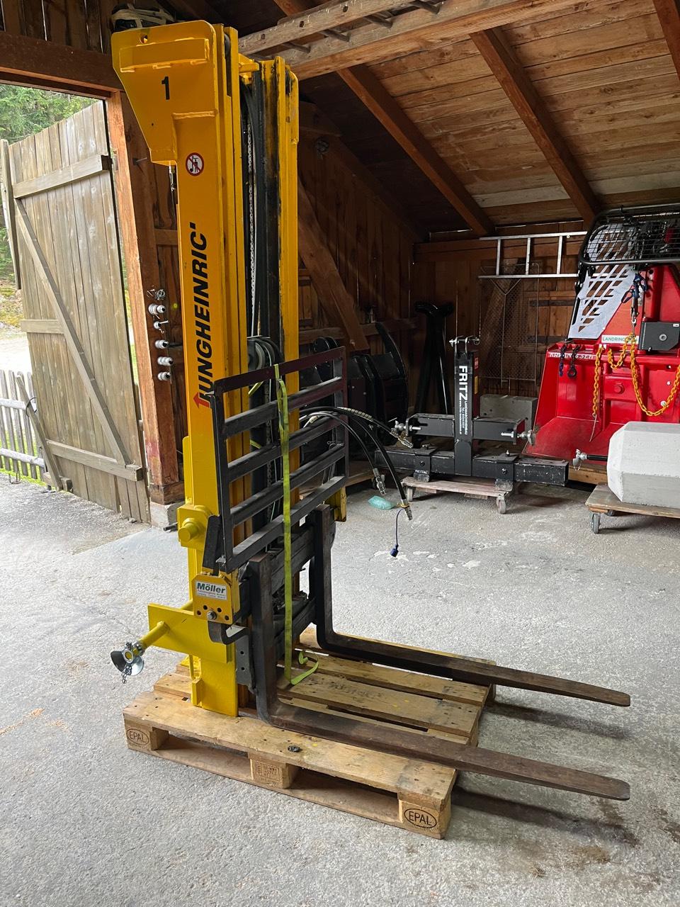 Heckstapler, Hubmast, Hubgerüst 3