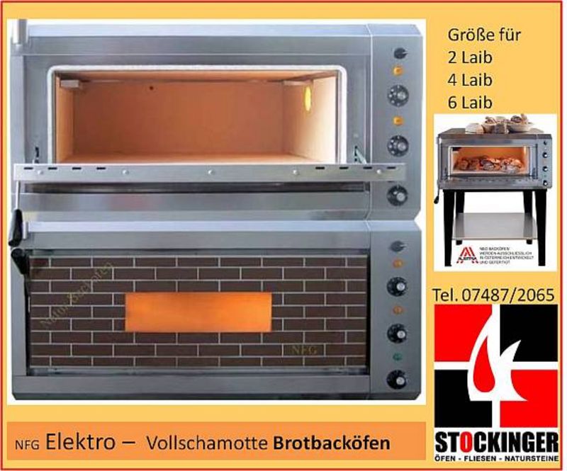 Backöfen Knetmaschinen: Elektro - Brotbackofen - Backöfen kaufen ...