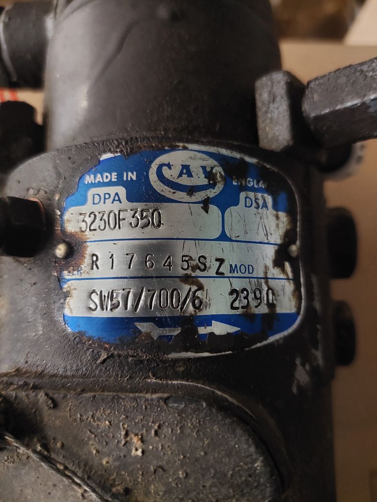 Einspritzpumpe für Perkins Motor (MF 240) 2