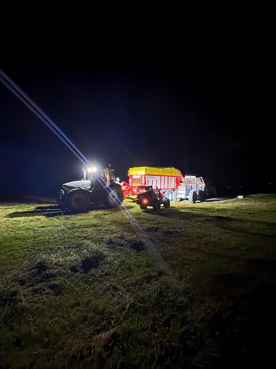 Gras- und Maisernte Siloschlauch 2