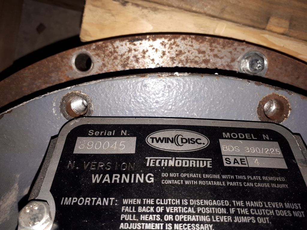 Twin Disc Schaltkupplung Häcksler 3
