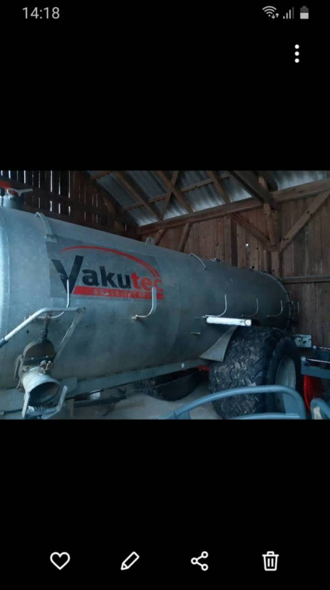 Güllefass Vakutec VE 8.300 1A-Zustand 1