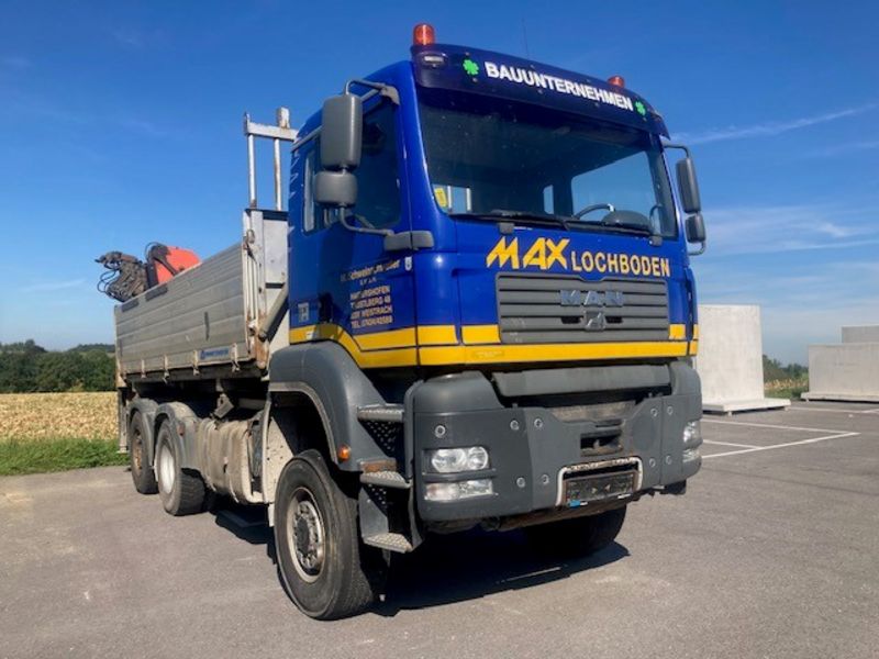 Lkw Kipper Man Tga Allrad Kipper Kran Gebraucht Kaufen Landwirt Com