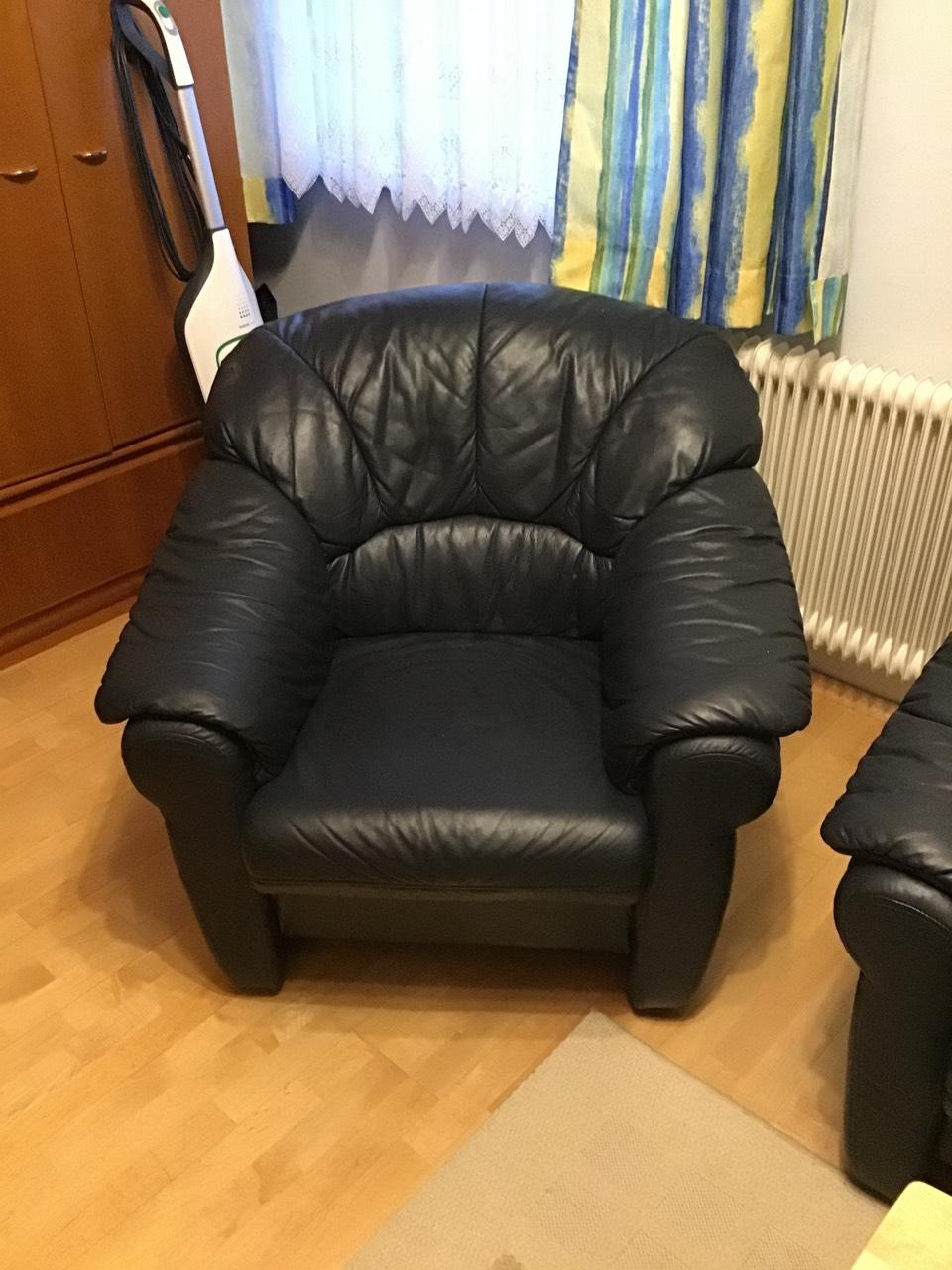 Gebrauchte Möbel Ledercouch schwarz gebraucht kaufen