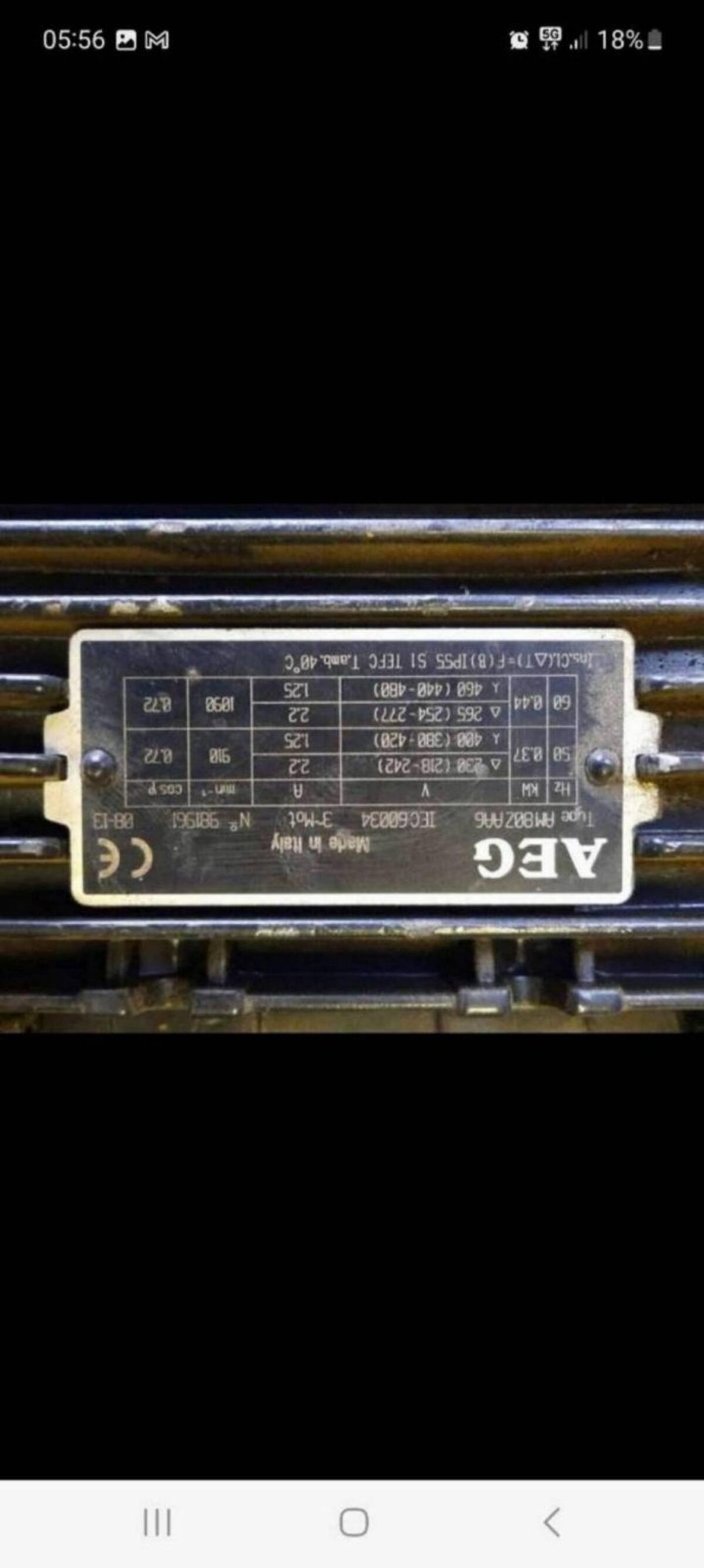 Motor mit Getriebe für Hackschnitzelheizung 2