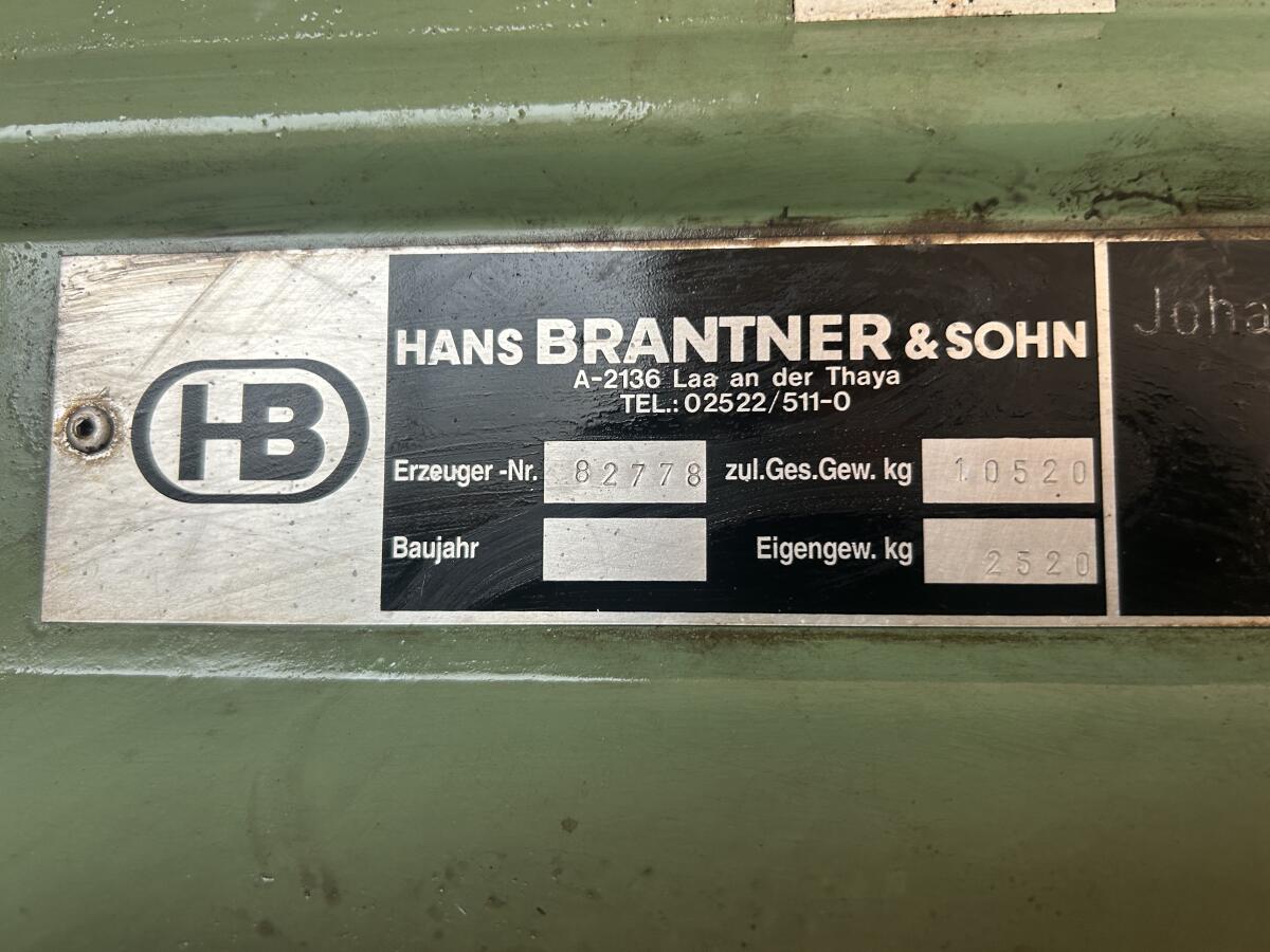 Verkaufe Brantner Zweiachs-Dreiseitenkipper 3