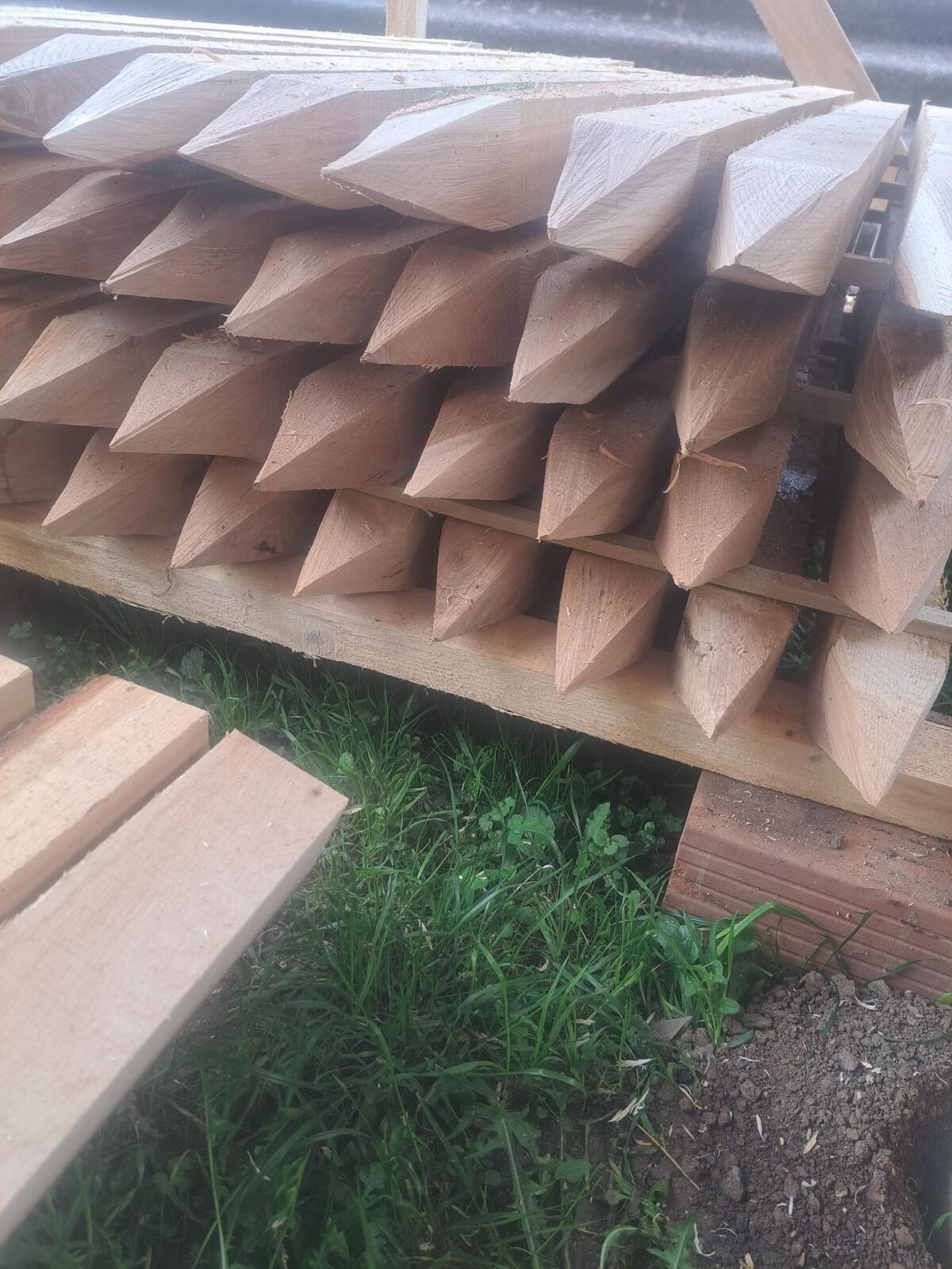 Weidepfähle Eiche 2