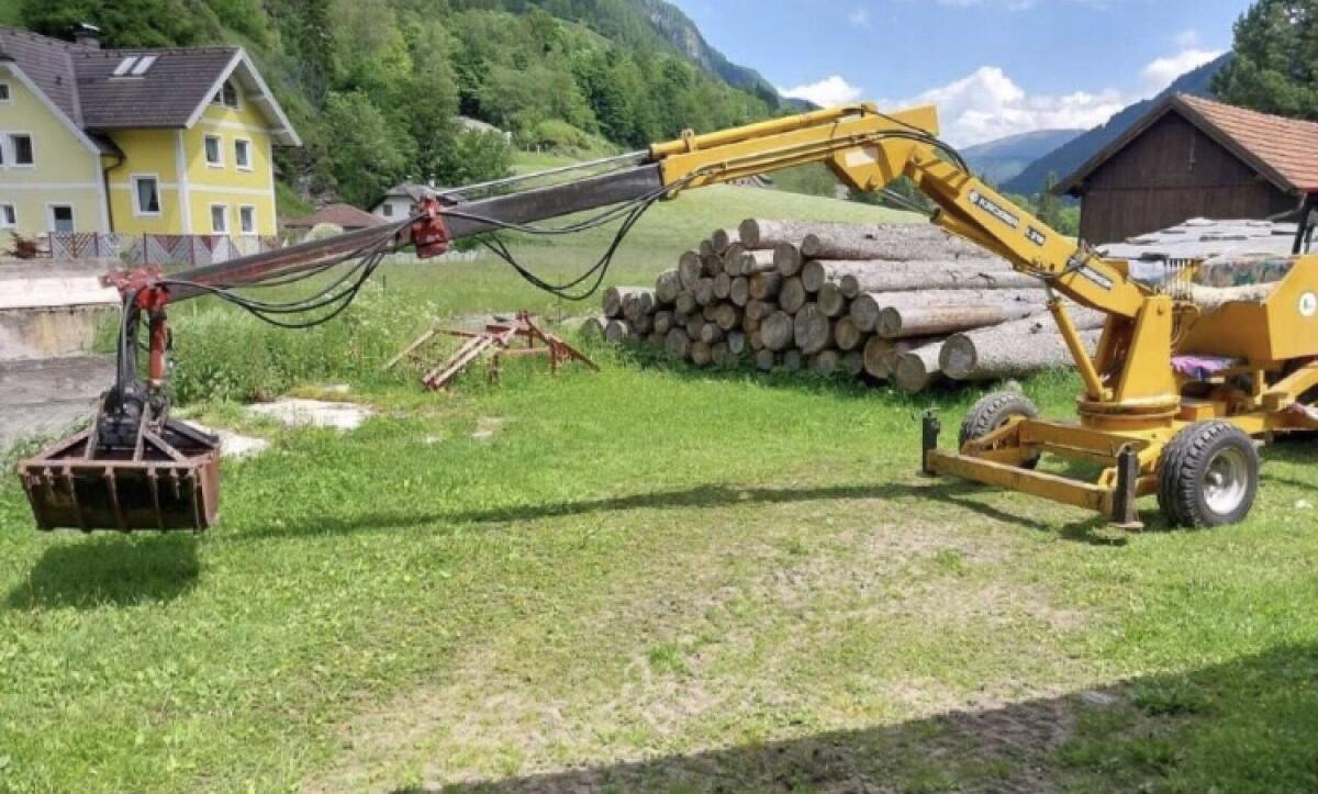 Kran Krüger für Mist, Heu 3