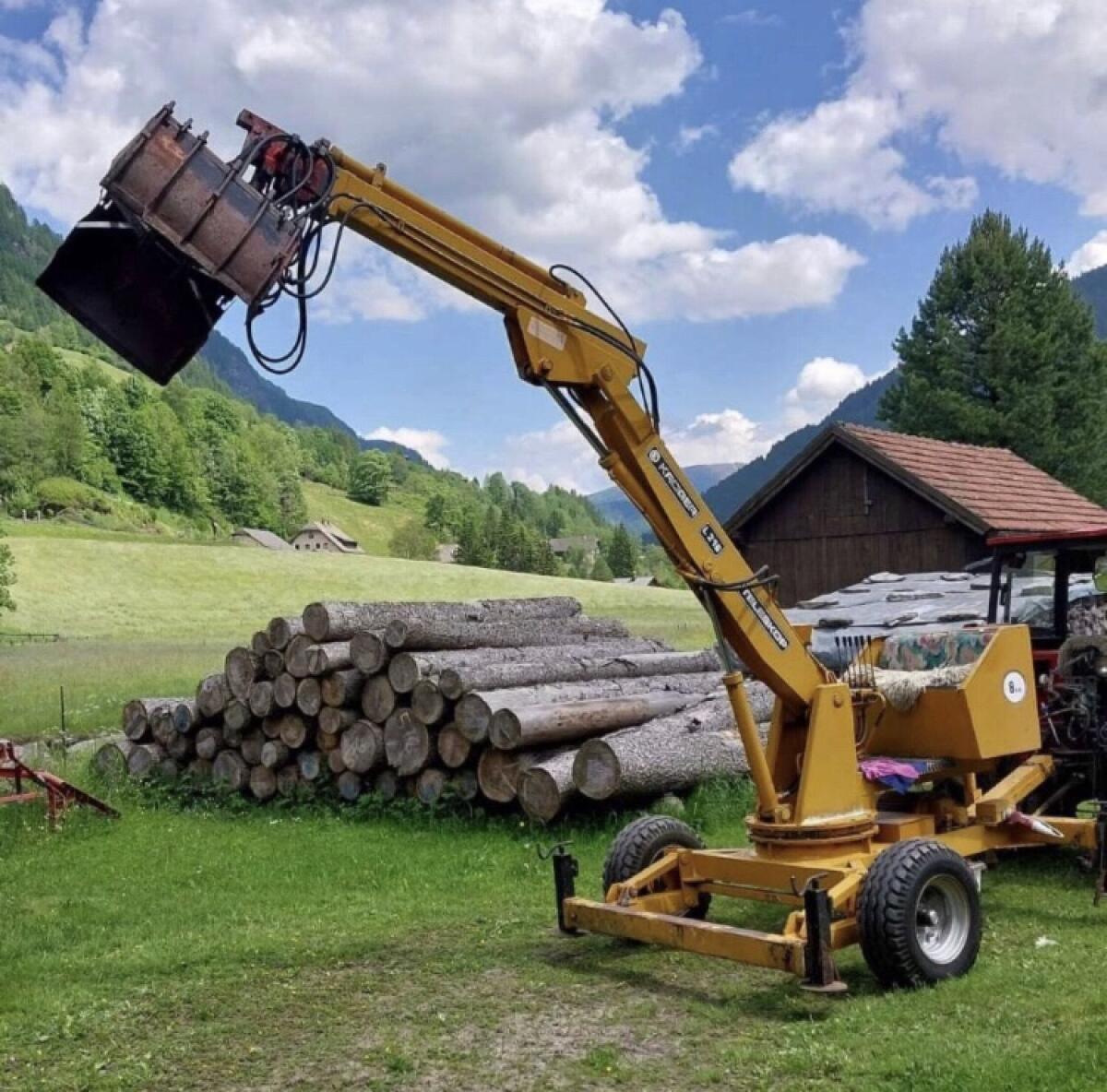 Kran Krüger für Mist, Heu 2