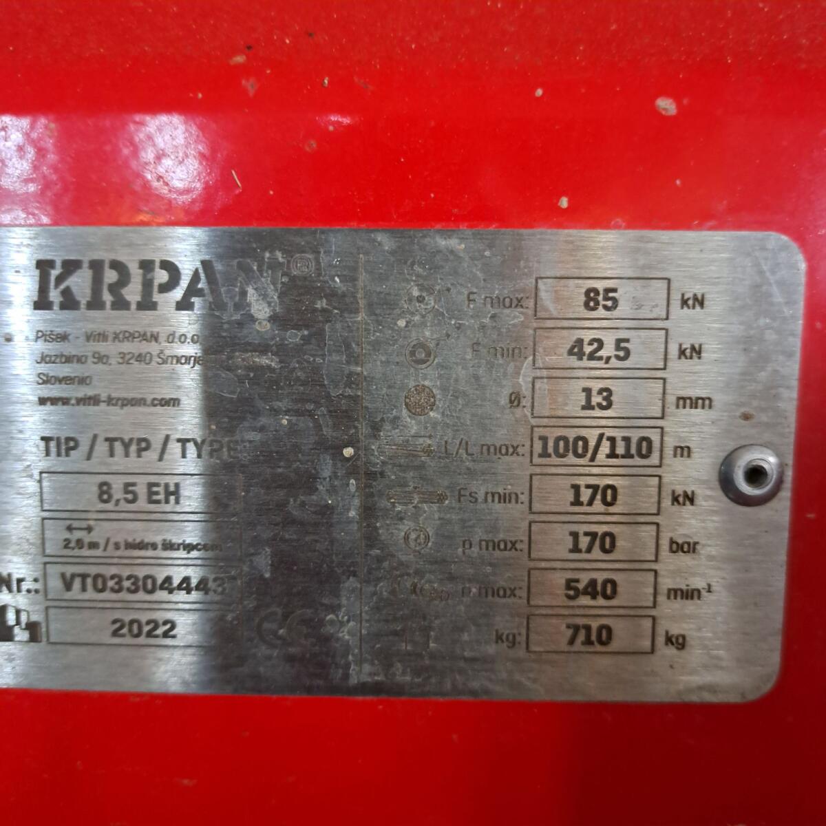 KRPAN 8.5 EH Seilwinde 3