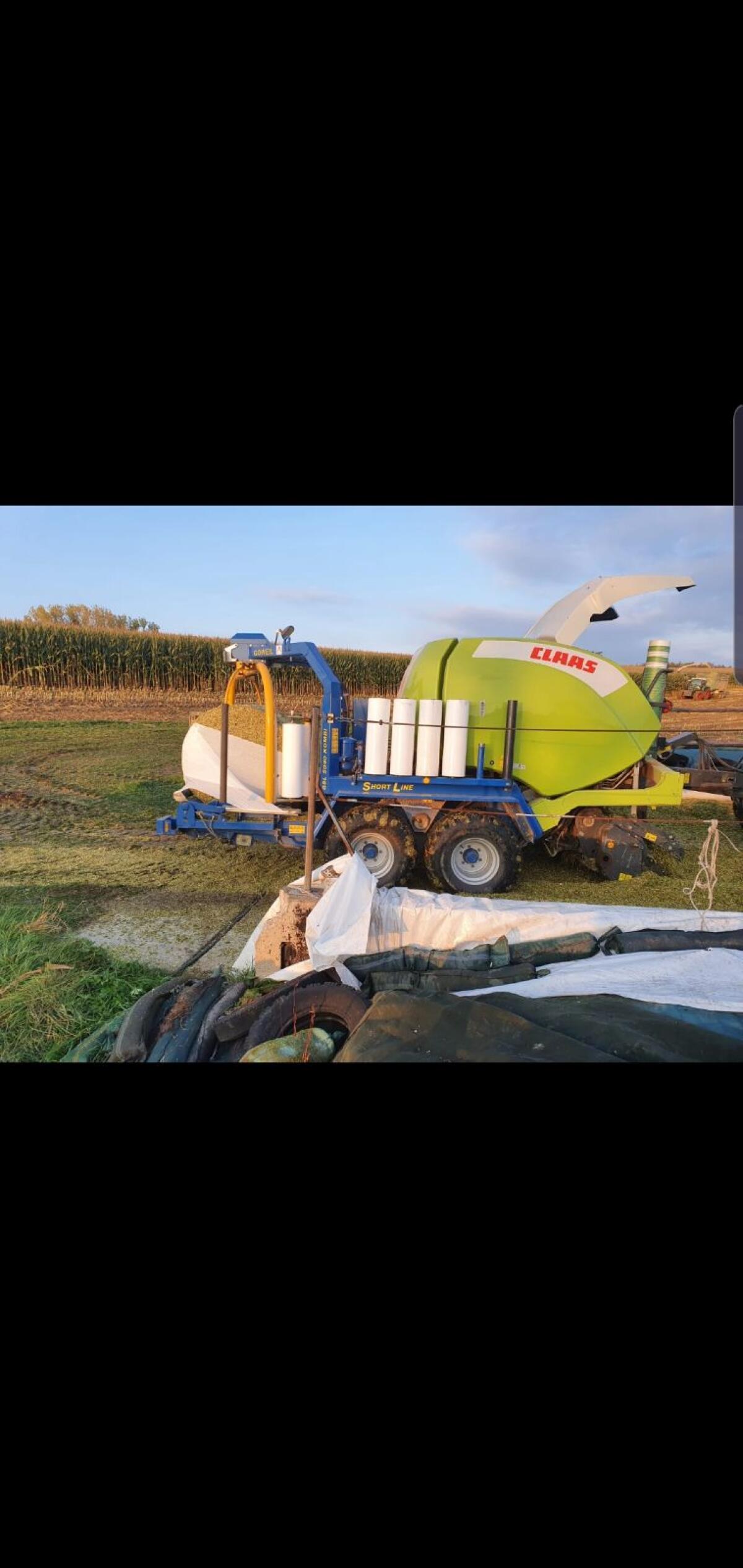 Silomaisballen und Mußmaisballen 3