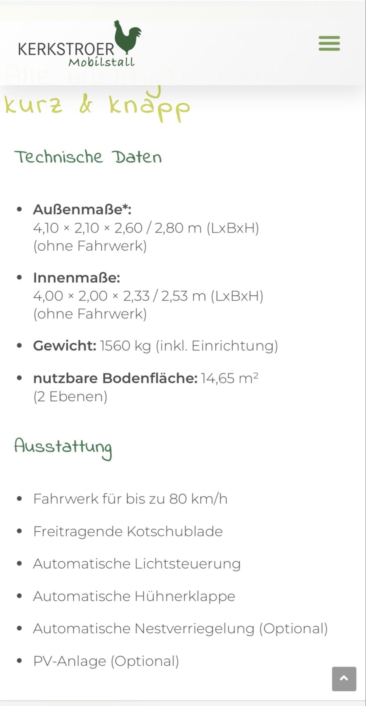 Mobiler Hühnerstall Kerstroer 120 2
