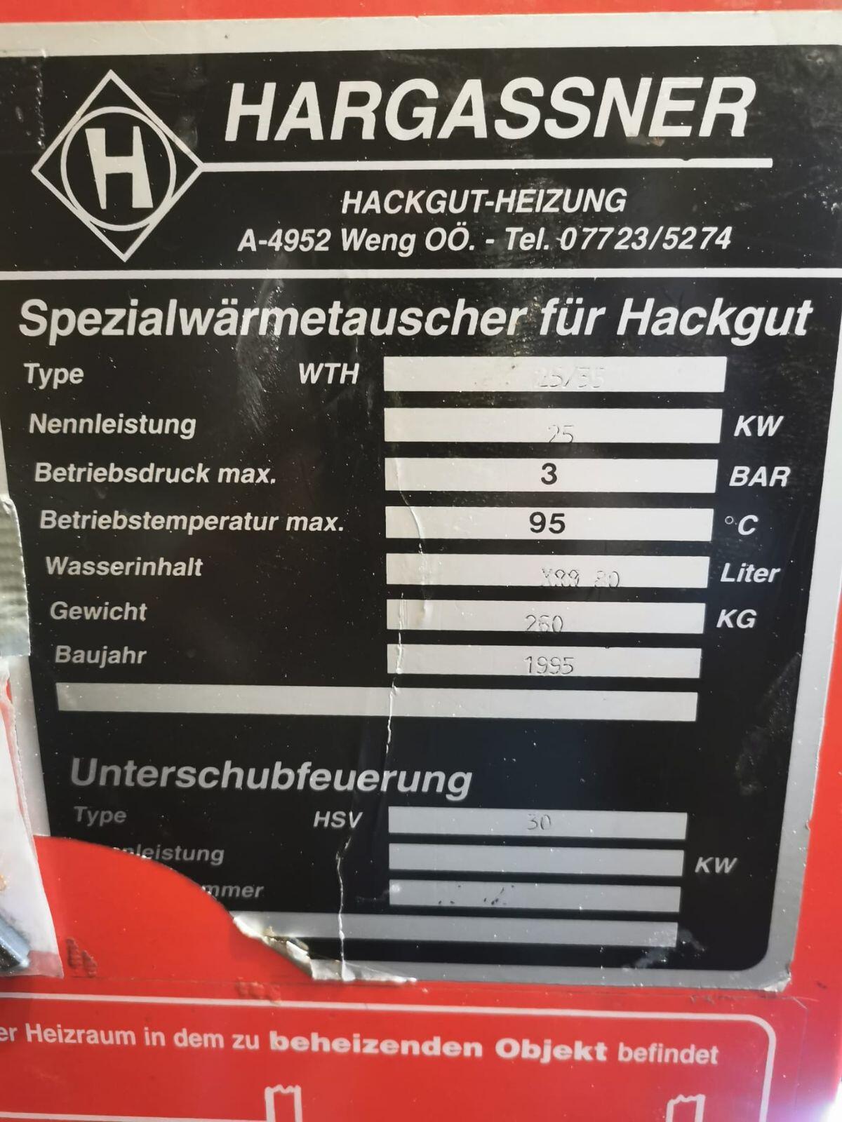 Hackgutheizung Hargassner 3