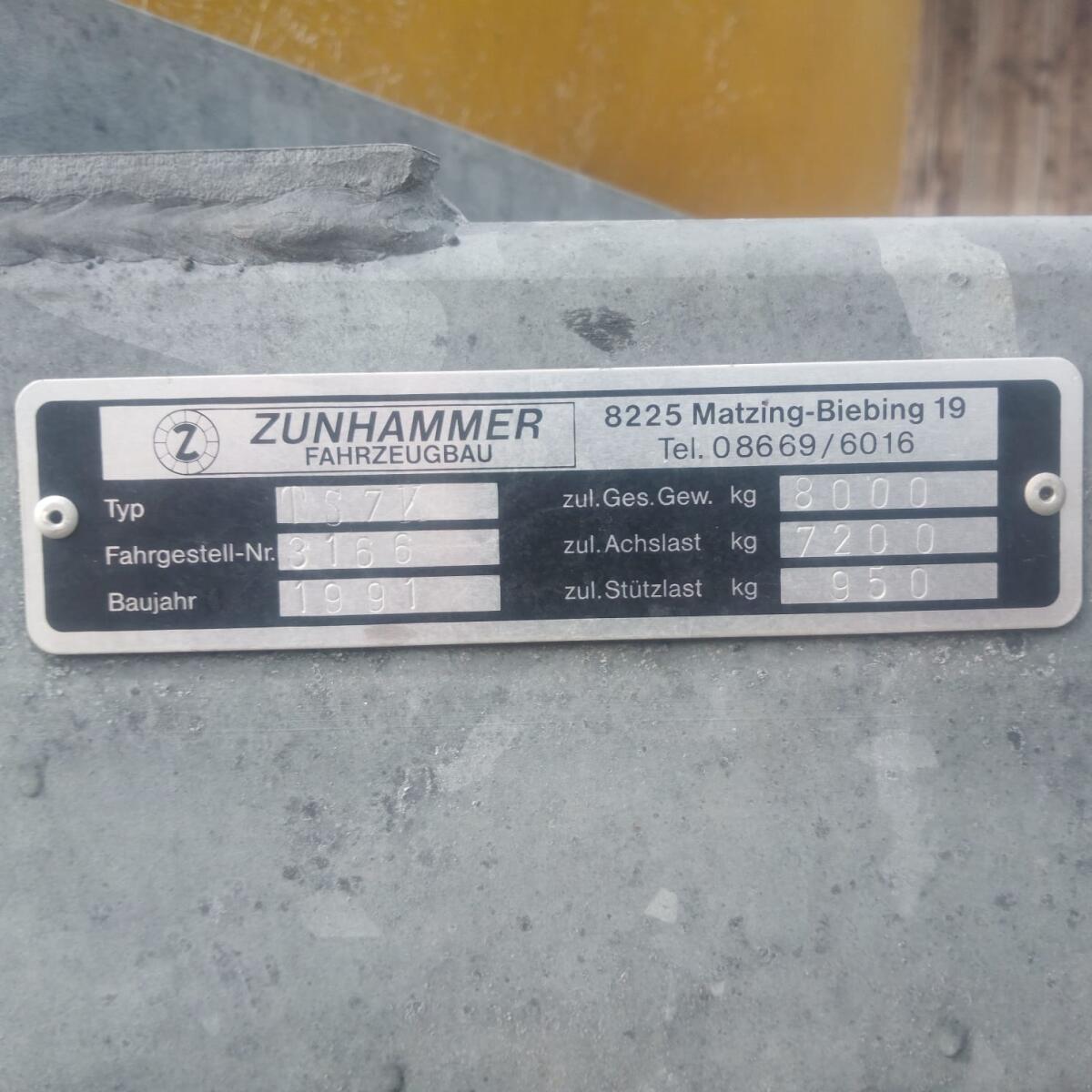 Schleuderfass Zunhammer, Güllefass, Jauchefass 2