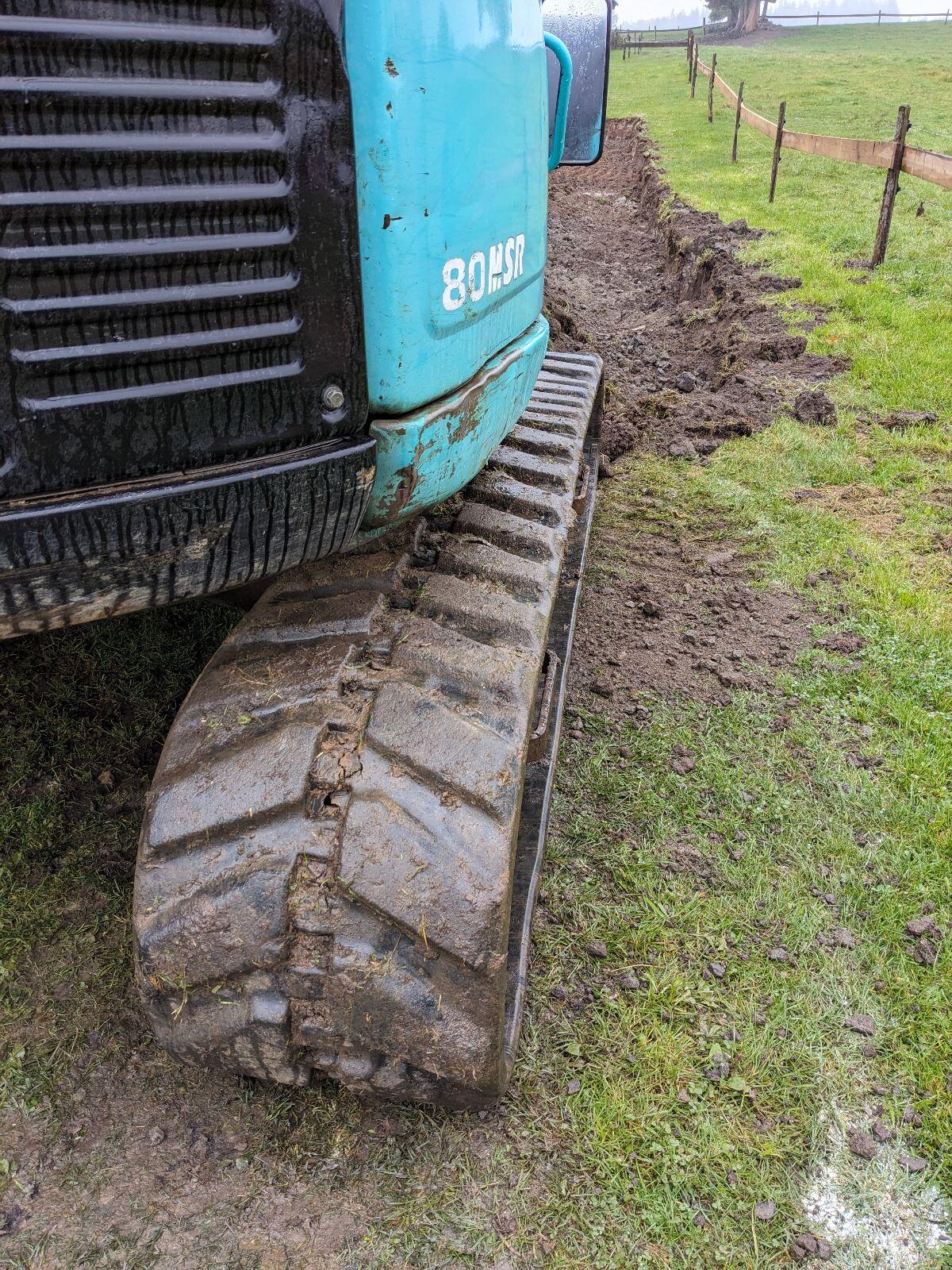 Verkaufe Bagger Kobelco MS 80 2