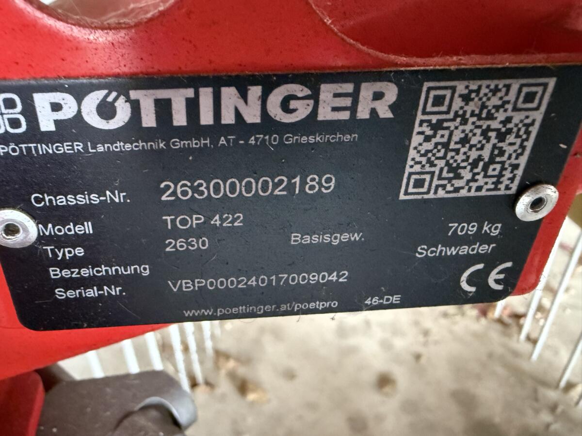 Pöttinger Schwader Top 422 3