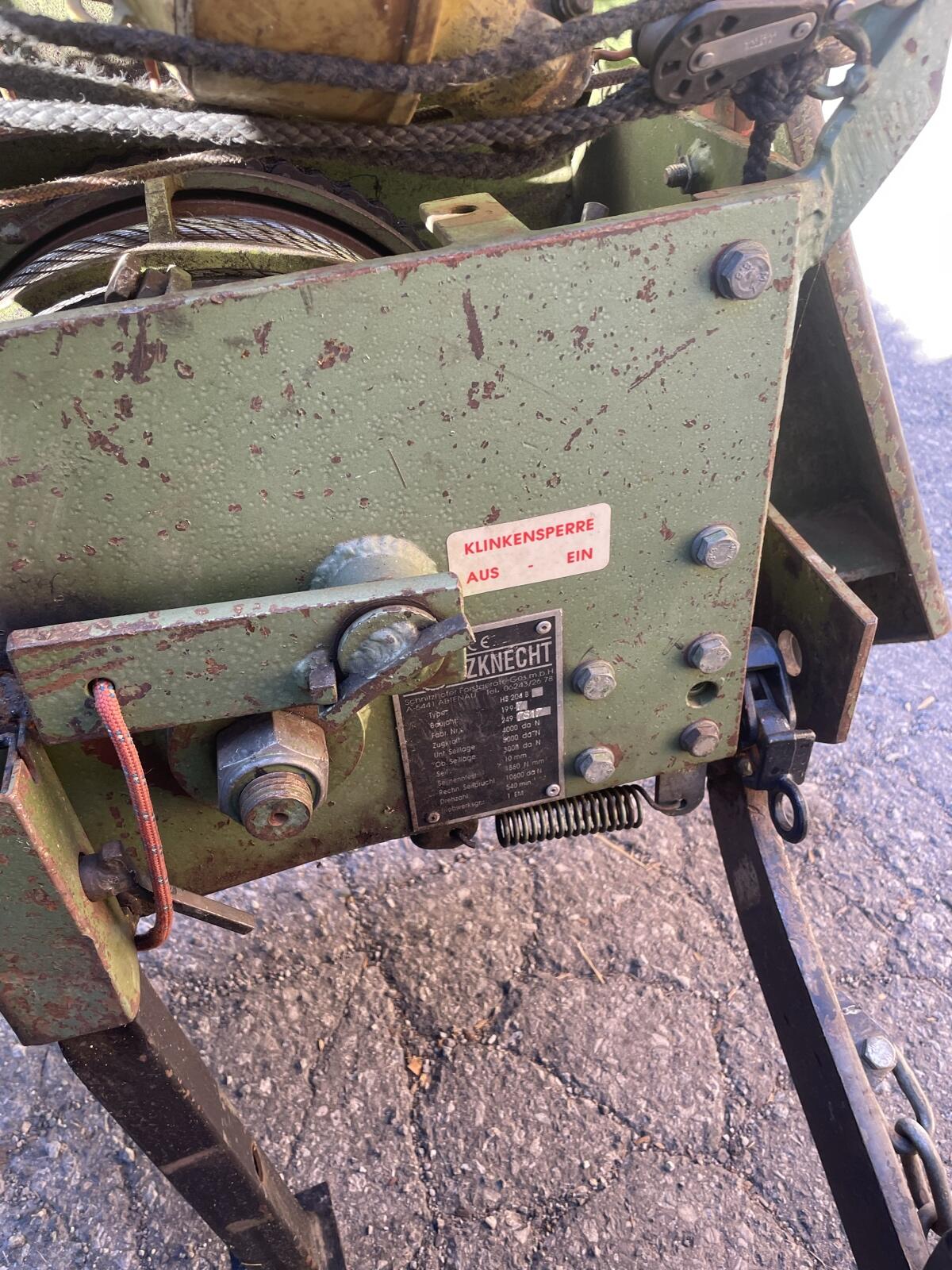 Holzknecht Seilwinde HS204B 2
