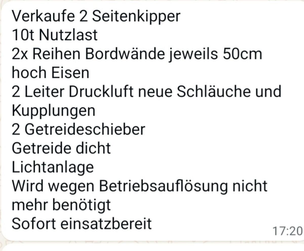 Kipper 10 t 2-Seitenkipper Standort Weibern OÖ 2