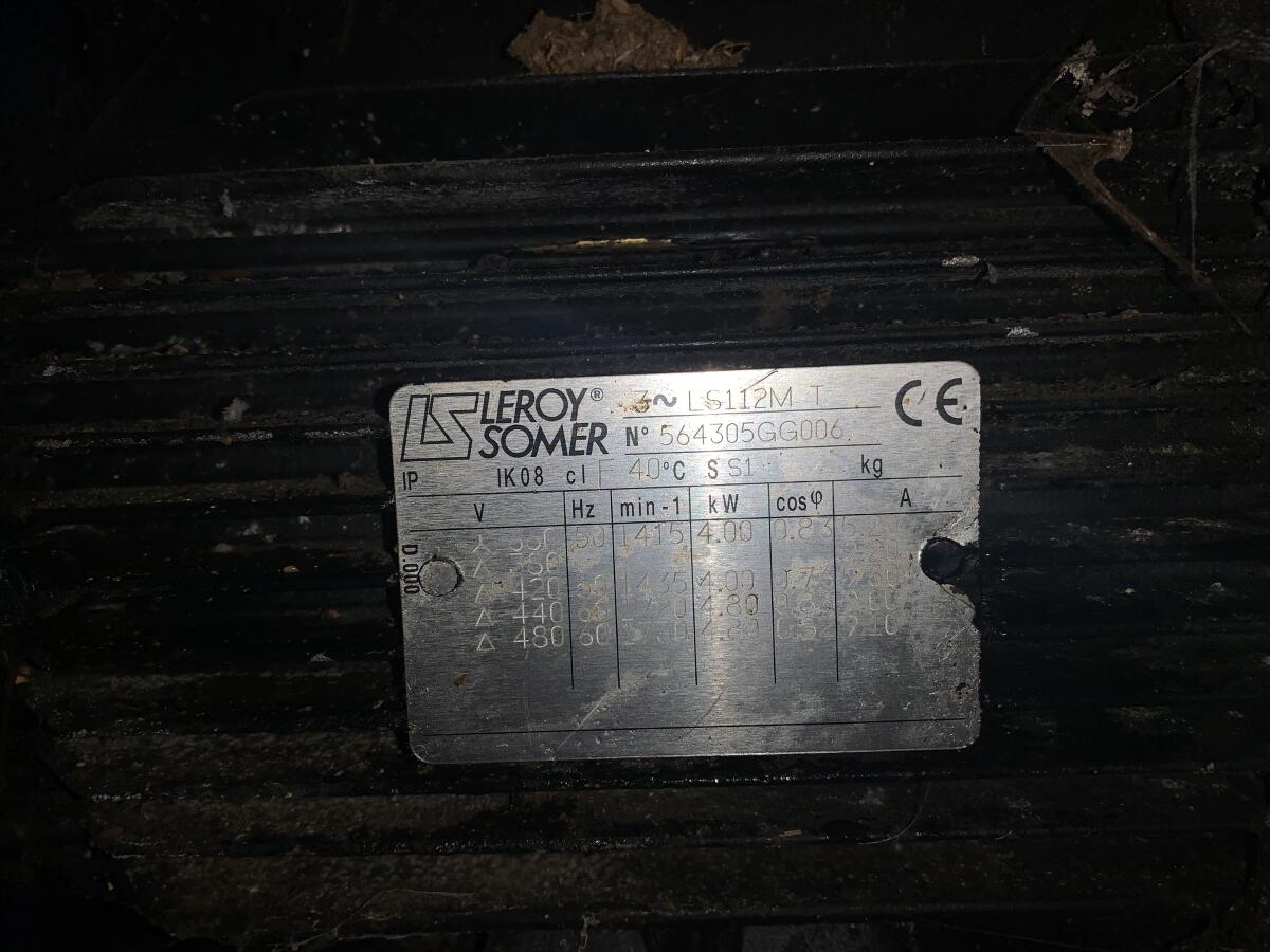 Vakuumpumpe Alfa Laval 4 kW 3