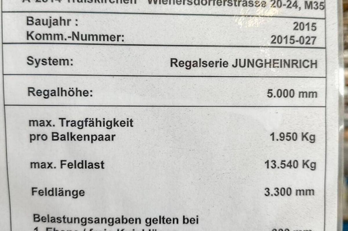 Schwerlastregal, Palettenregal, Lagerregal 3