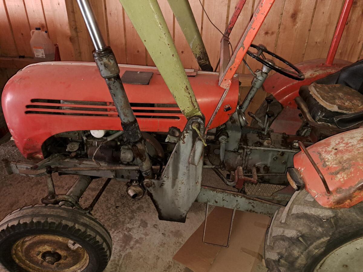 Steyr 188 mit Frontlader 1
