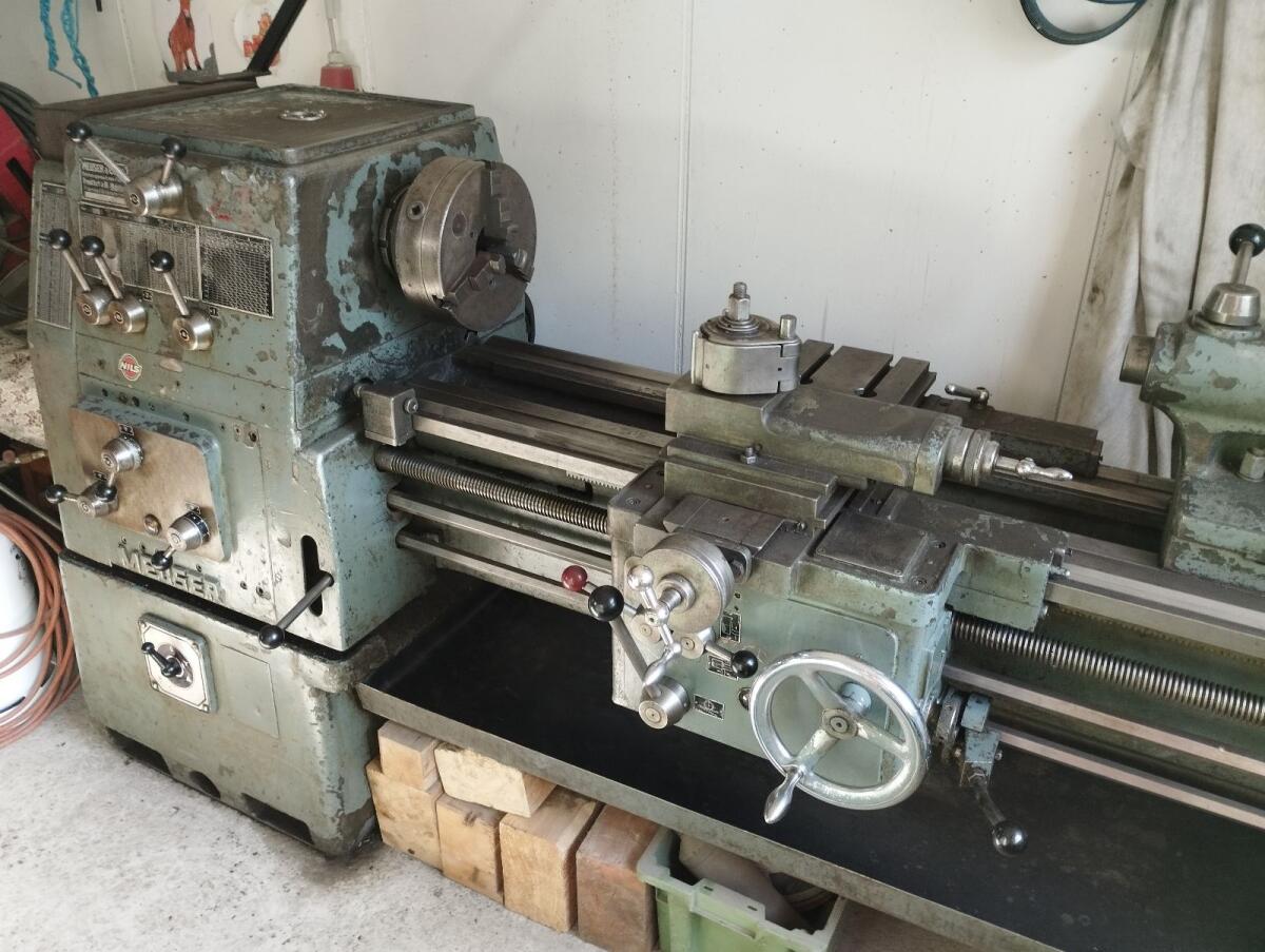 Drehmaschine, Drehbank Meuser 3