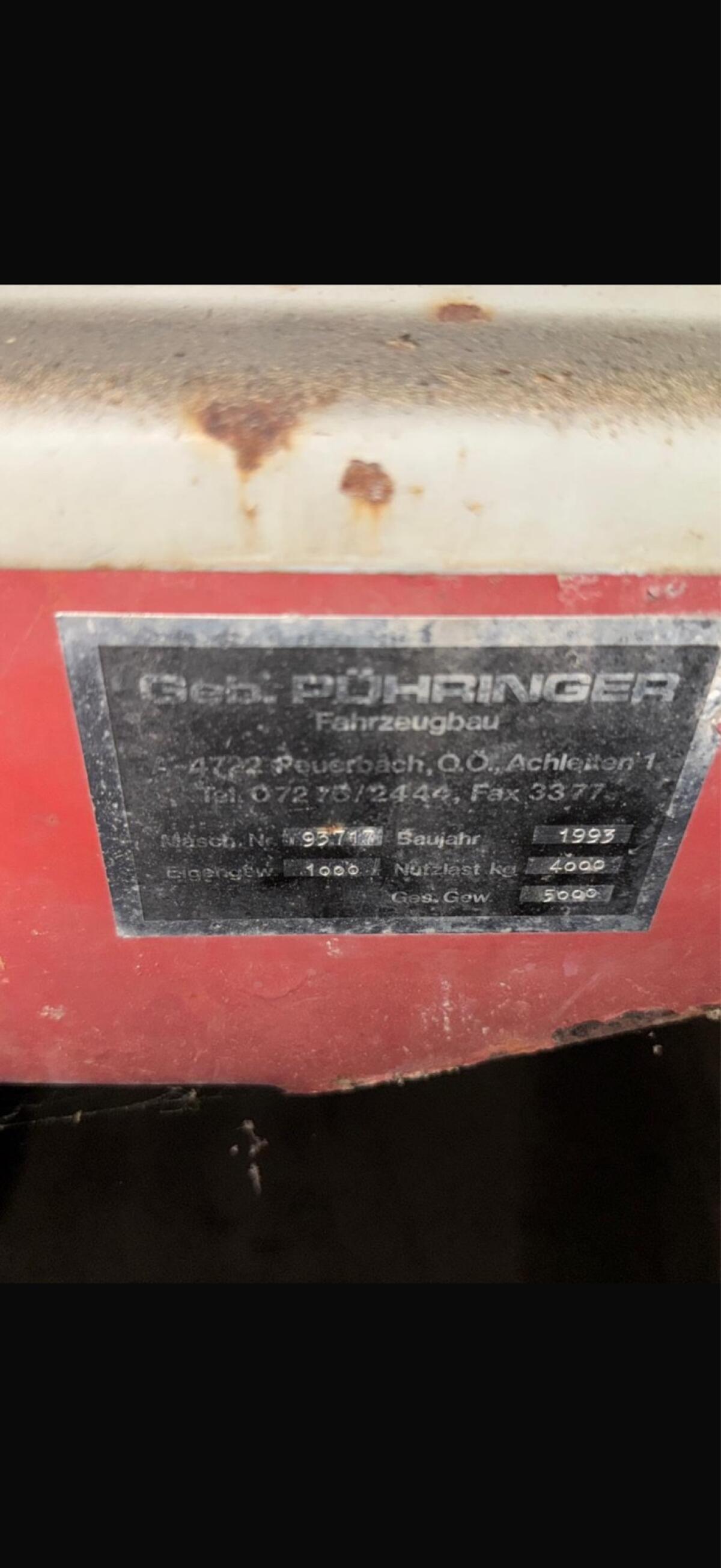 Traktor Anhänger Pühringer 2