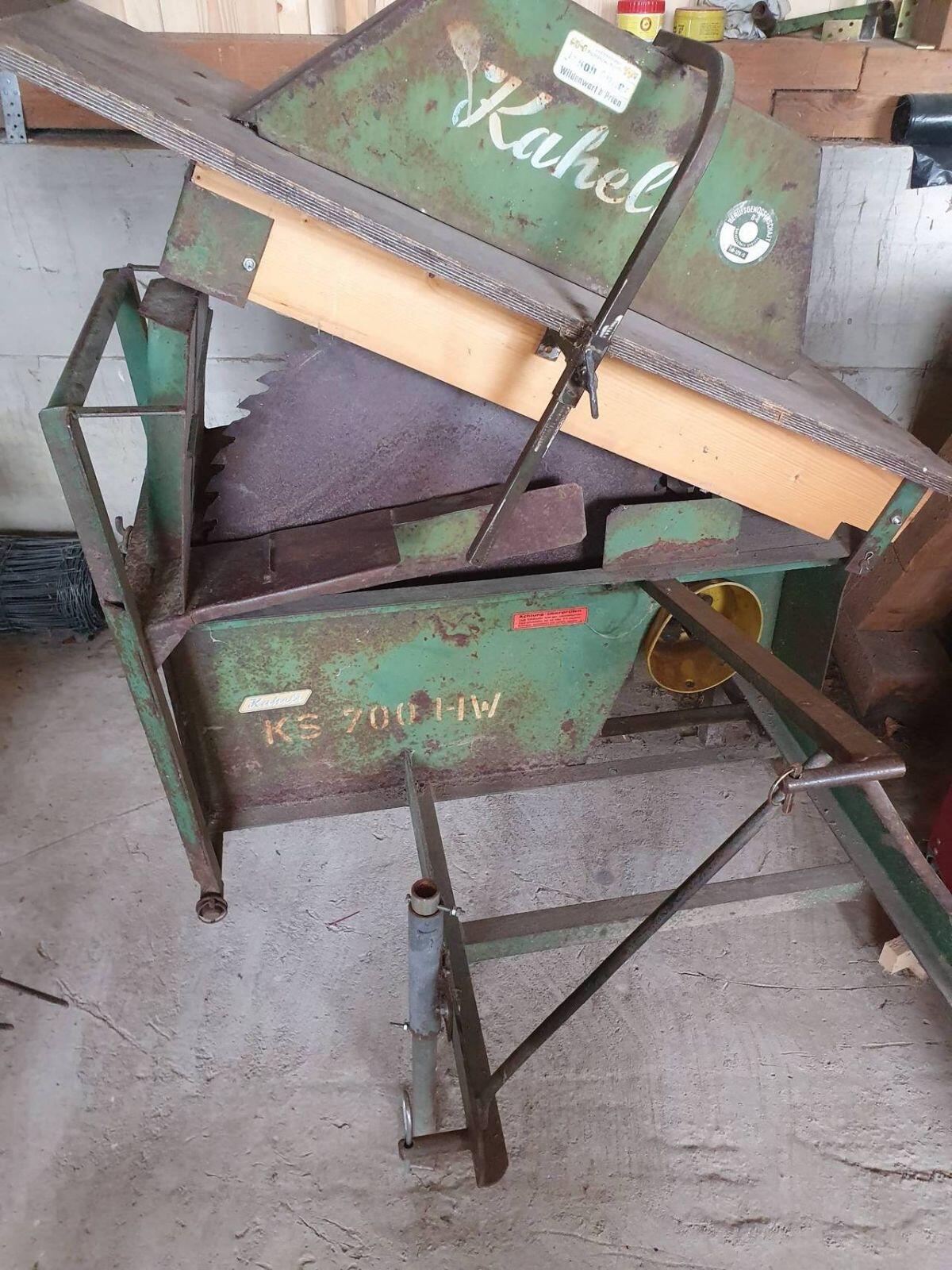 Wippsäge, Brennholzsäge, Kaheli Zapfwellenantrieb KS 700 1