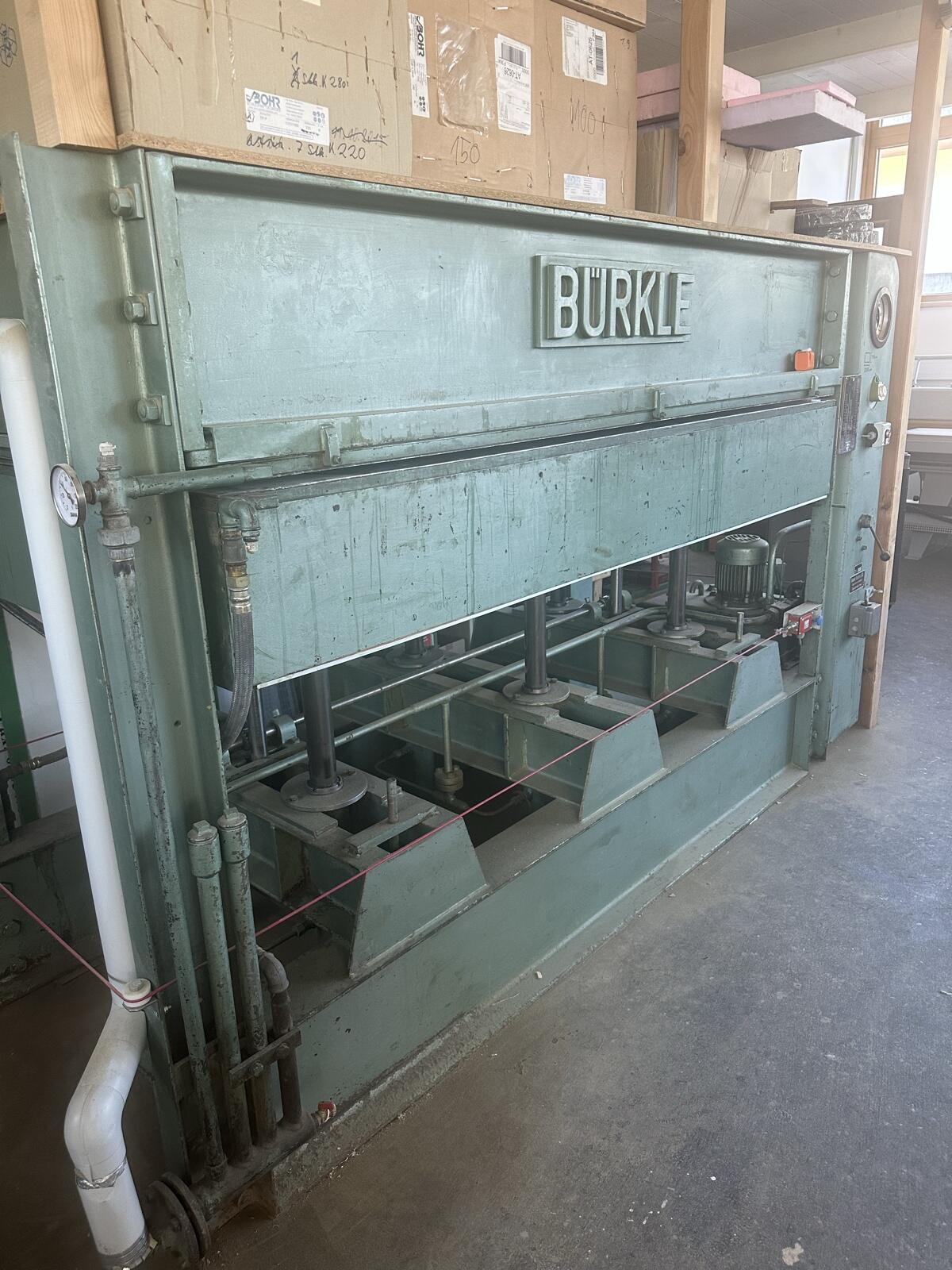 Bürkle Furnierpresse 2