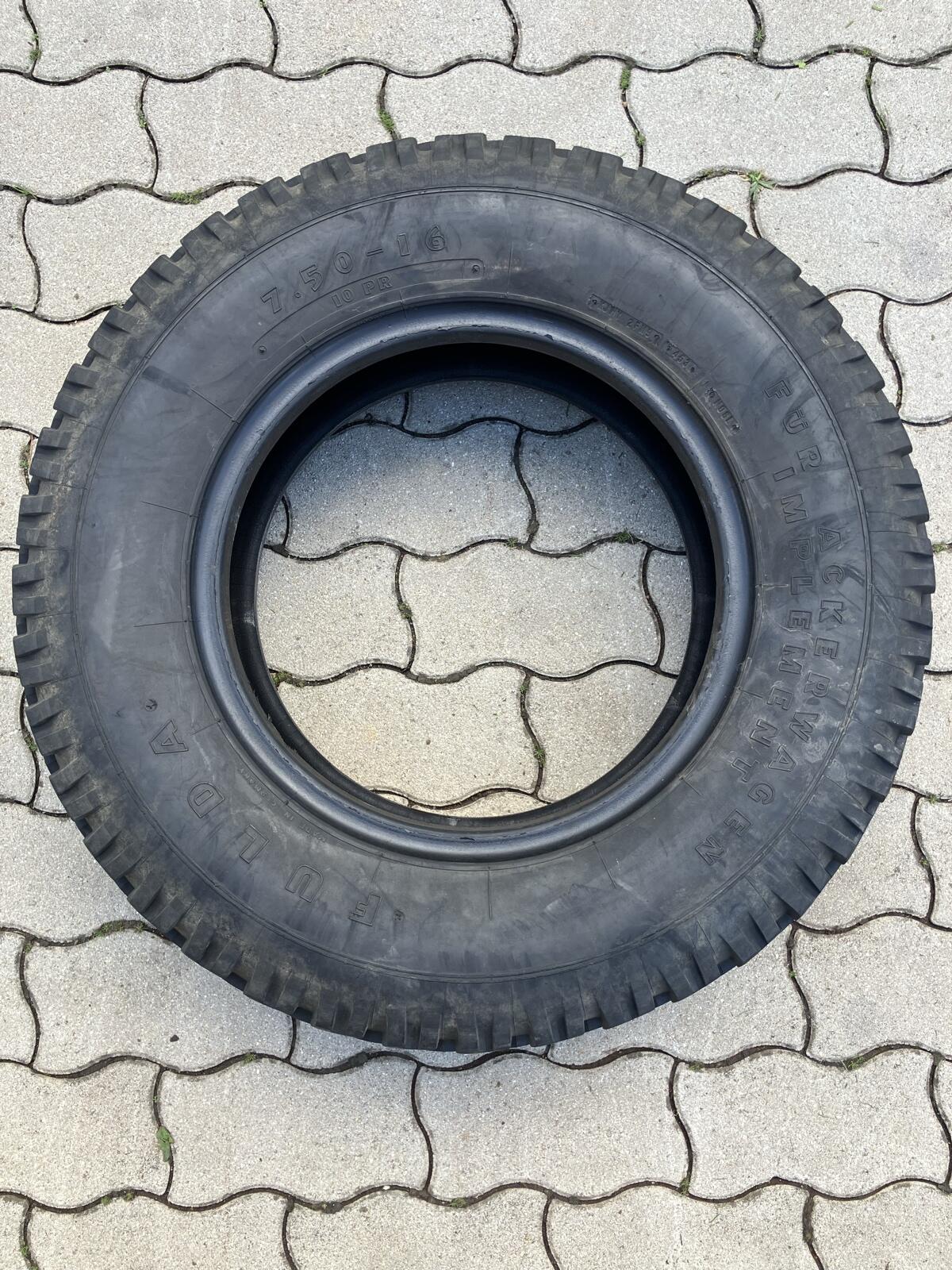 7.50-16 Anhängerreifen 1
