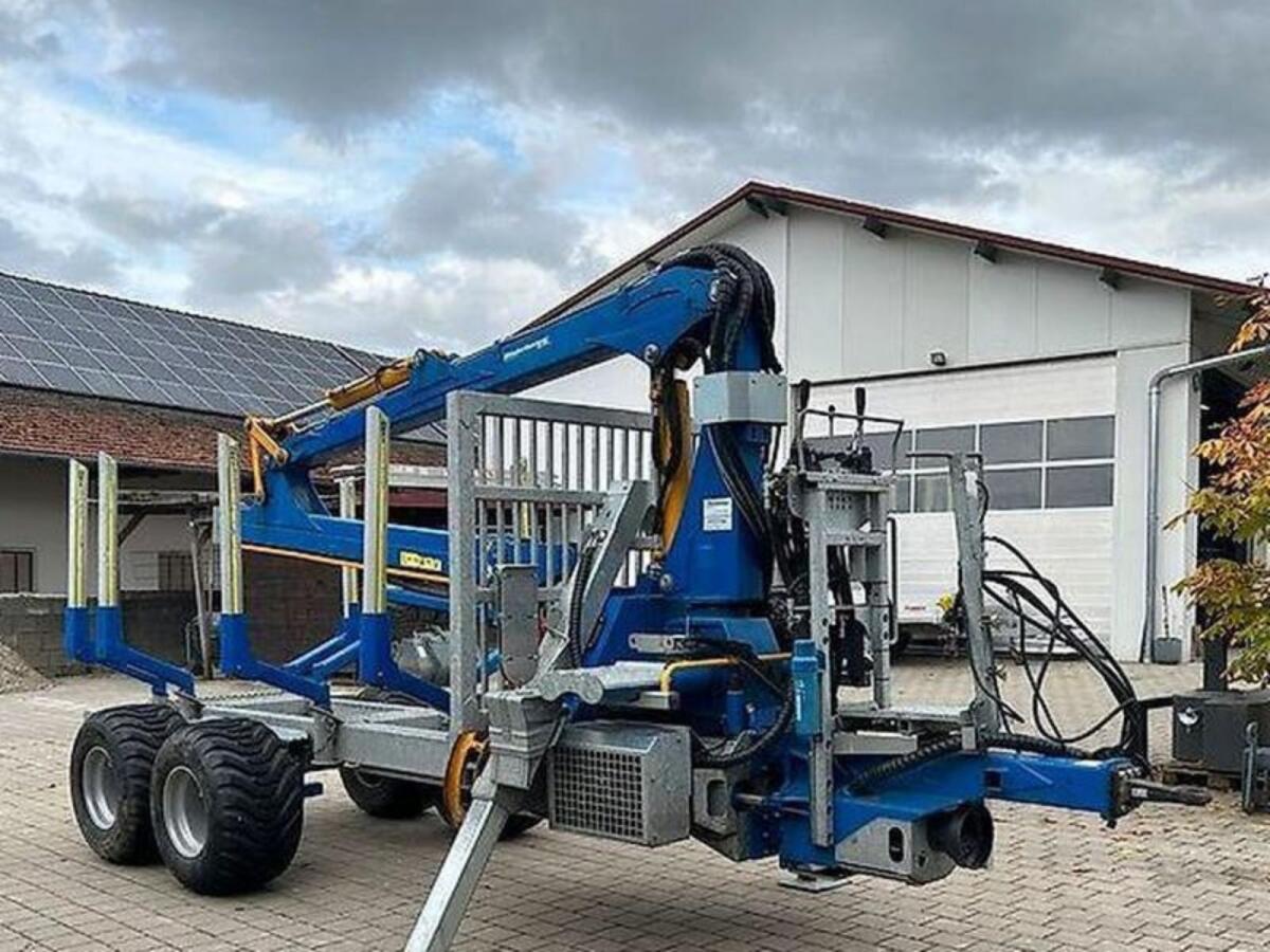Binderberger RW 12 Alpin + BK 8000 Rückewagen Rückeanhänger 1