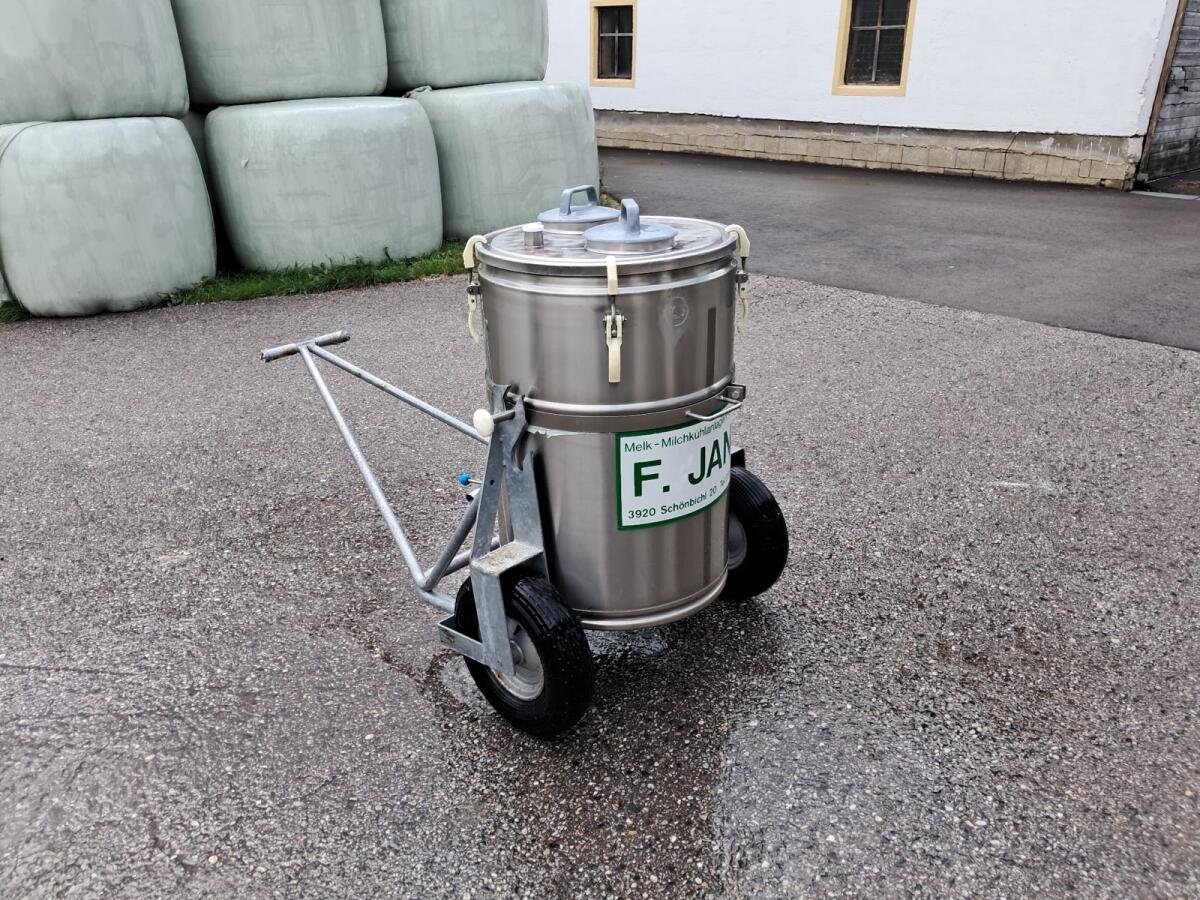 Westfalia Milchtank mit Wagen und Kühlaggregat 3