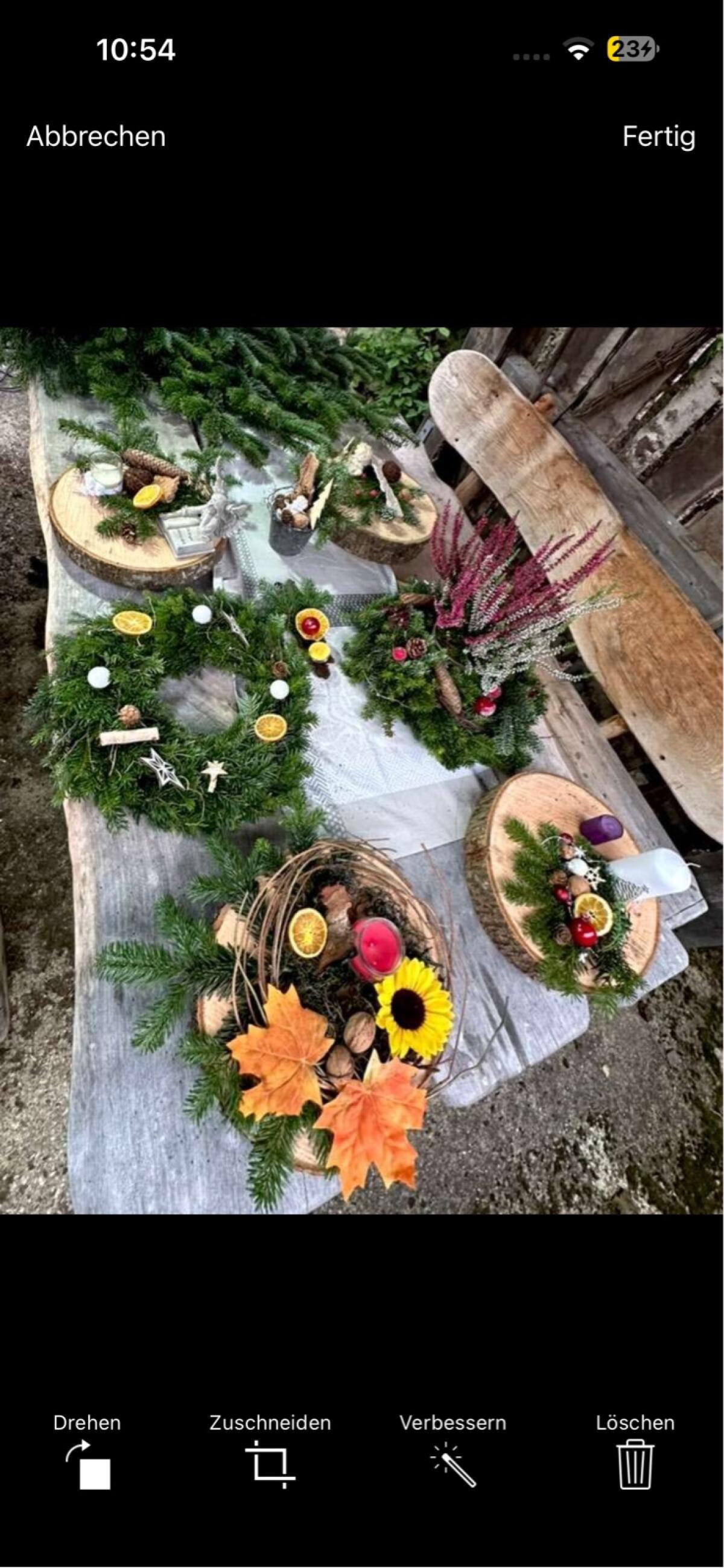 Adventgestecke sowie Adventkränze selbst gebastelt 3