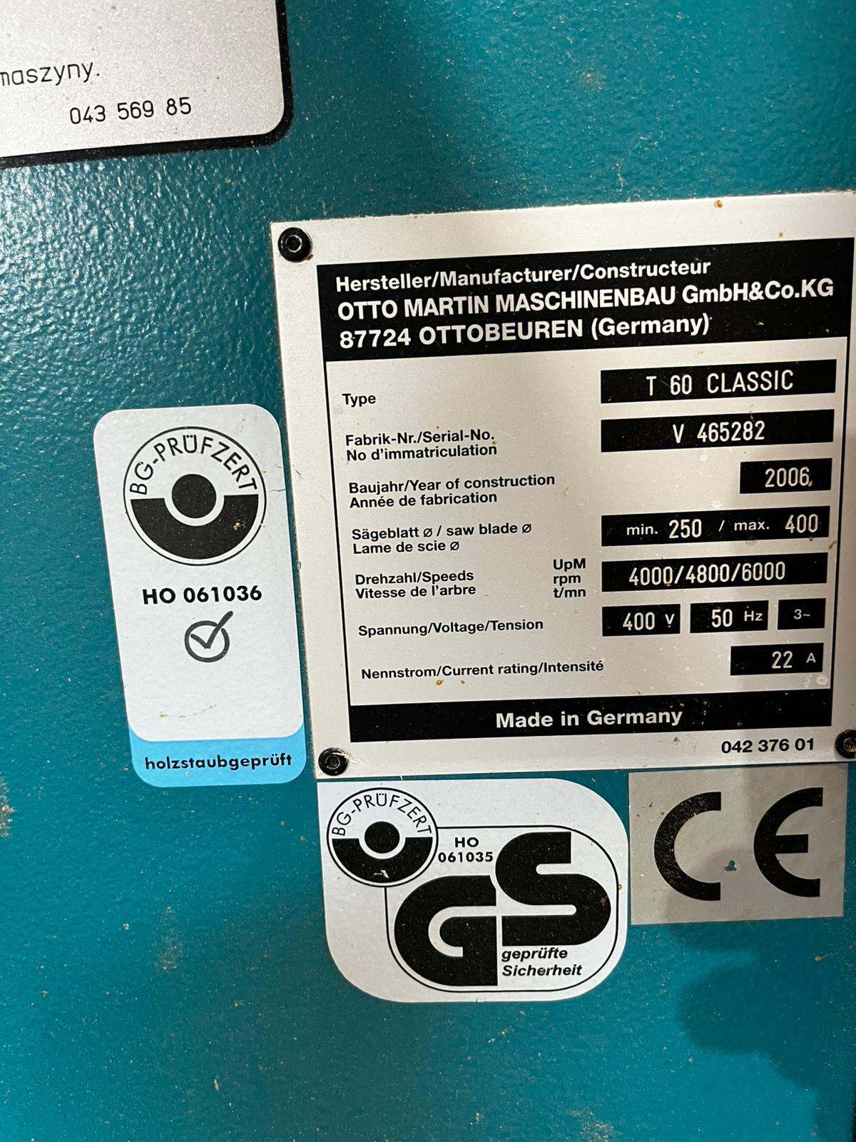 Martin T60 Classic Formatkreissäge 2