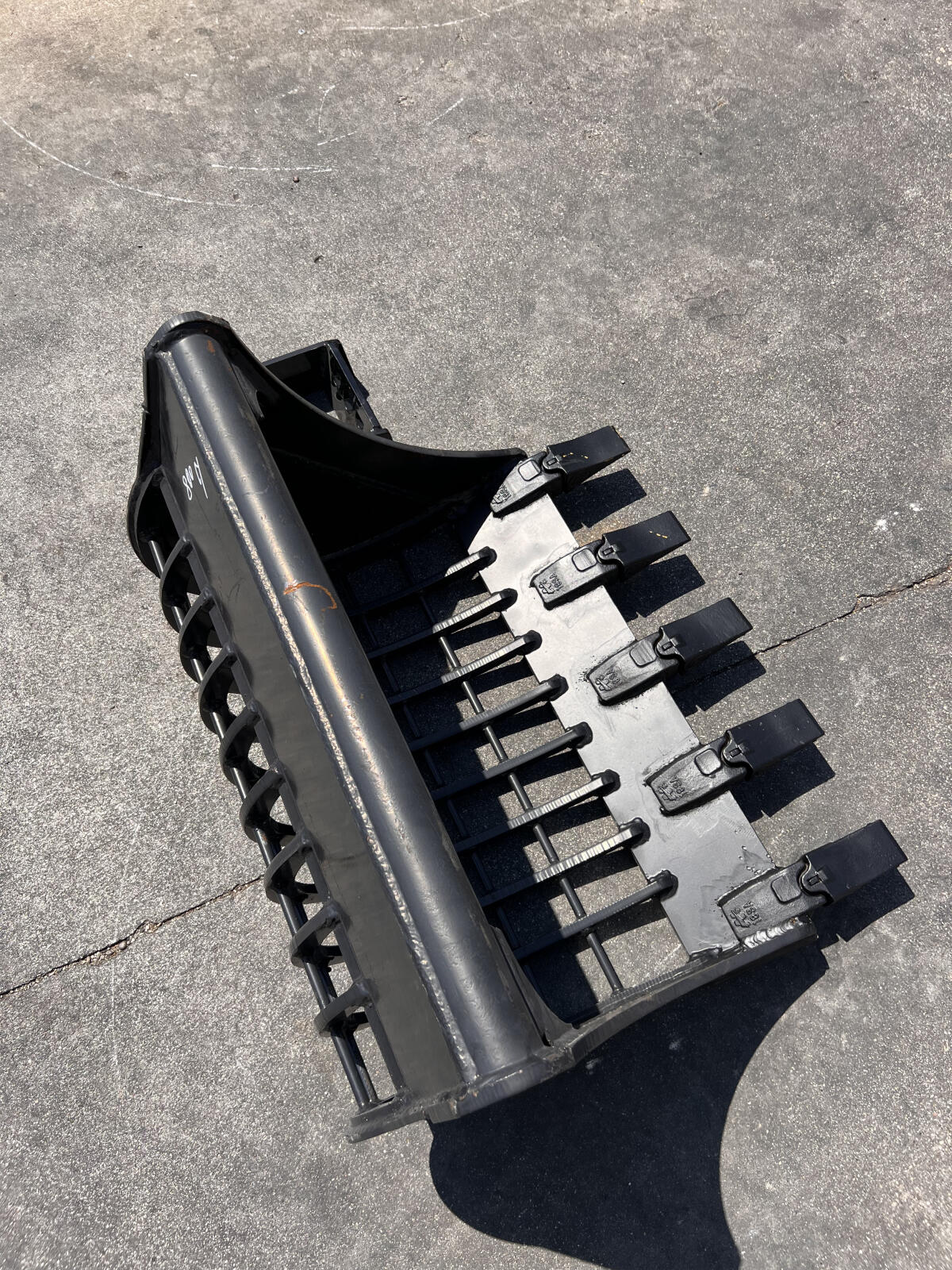 Lehnhoff MS03 Anschweißrahmen Adapterrahmen + Gitterlöffel 3