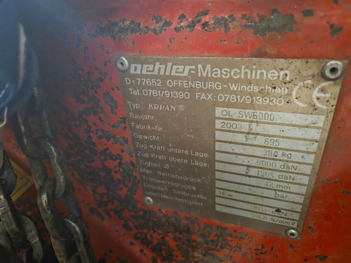 Seilwinde Krpan Oehler 1