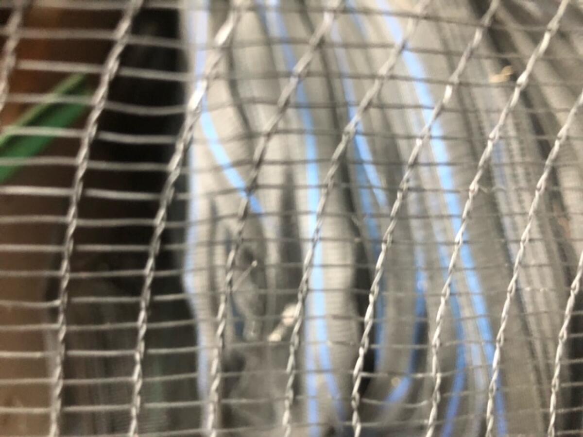 Hagelschutznetz für Weingarten, 1,25 m breit, 0,32 mm Masche 3