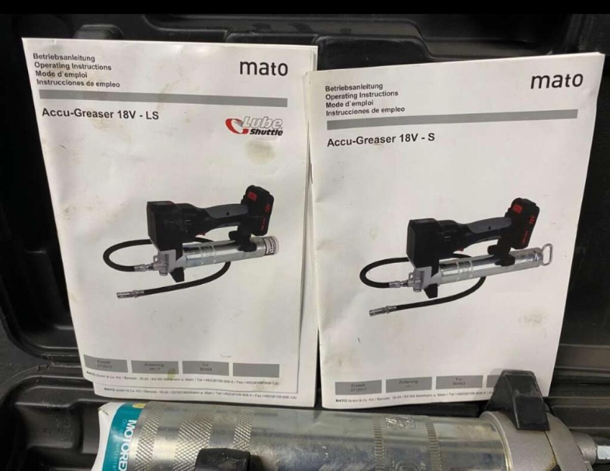 Mato 18V Akku-Fettpresse 3