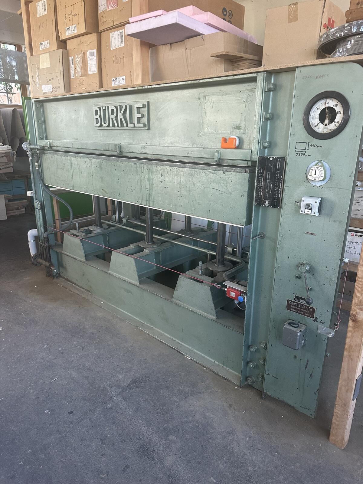 Bürkle Furnierpresse 1