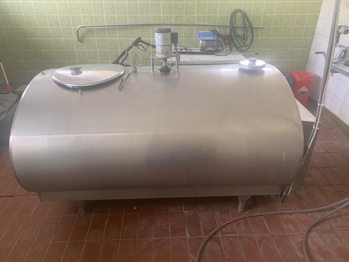 Milchtank Müller 1.100 l mit Wärmerückgewinnung und Spülung 1